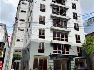 Tòa nhà văn phòng quận phú nhuận  9 x 22m. kết cấu hầm + trệt + 7 lầu. giá thuê 150 triệu/tháng