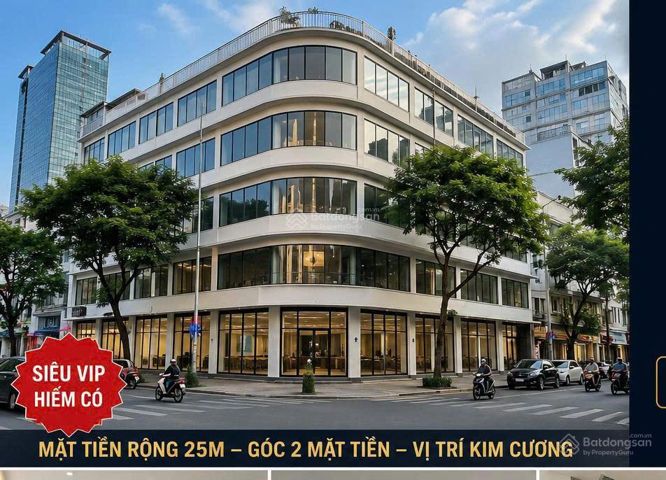 2 mặt tiền phường bến nghé quận 1 cũ  25m x 25m (khoảng 625m2/sàn) kết cấu 4 tầng