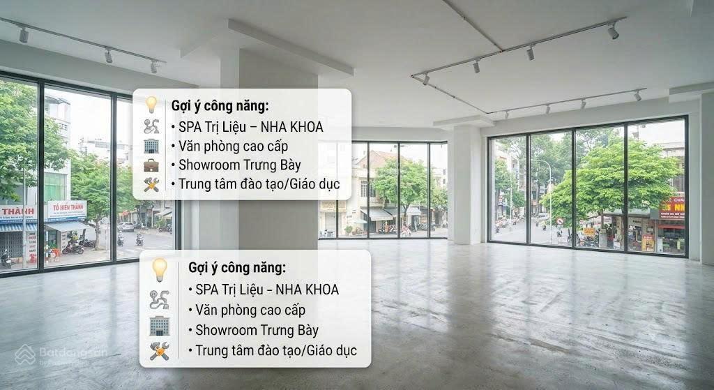 Mặt tiền tô hiến thành | gần vạn hạnh mall | spa nha khoa