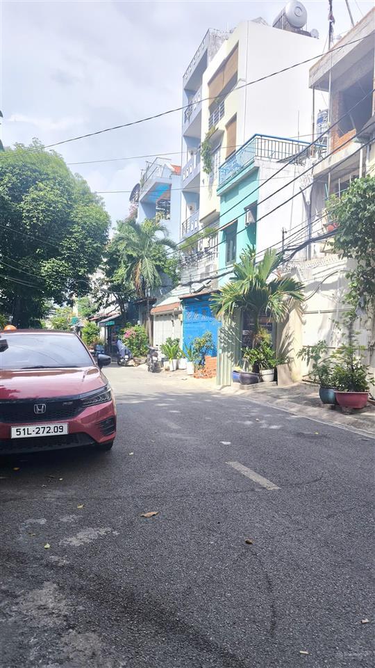 Bán nhà 5 tầng cho thuê chdv hẻm 11m thông dt7.6x13.5 cn101m2 giá15.6ty tl kdoanh đa ngành nghề