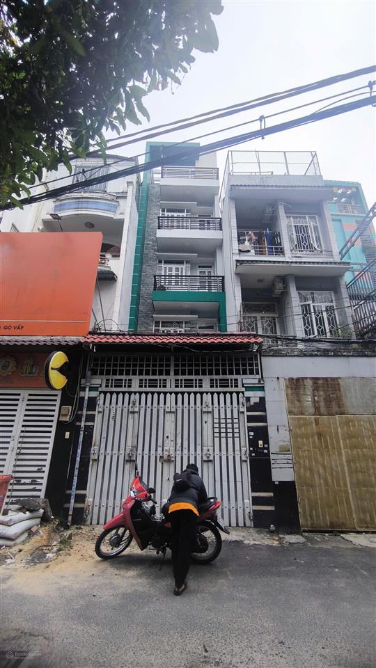 Nhà 6t dt 4x20m cách mt lê văn thọ 20m hẻm 8m xe tải né sát công viên làng hoa khu vực đông đúc