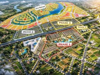 Mở bán đợt 1 khu nhà phố lk (cạnh eco retreat)  bến lức. giá chỉ từ 6 tỷ/căn (100m2  3 tầng)