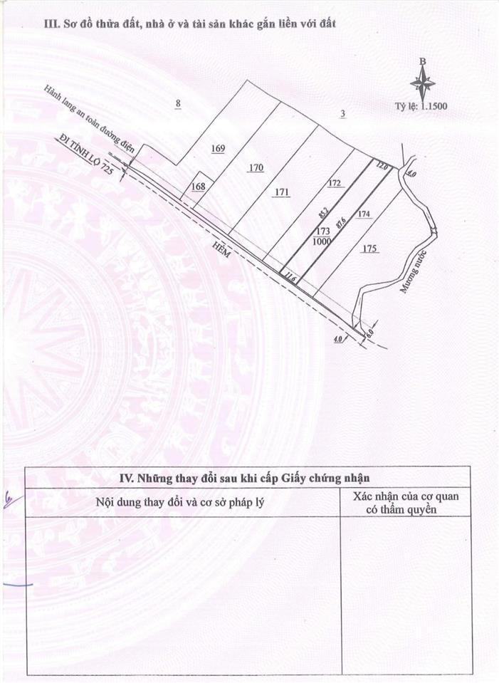 Cần bán nhanh lô đất cln (qh thổ cư) tại phường cam ly  tp. đà lạt. giá bán chỉ 5 tỷ/lô (1000m2)