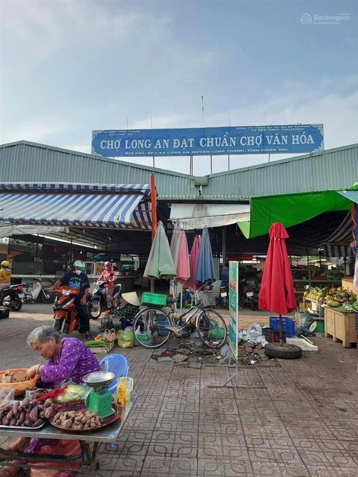 Chủ cần ra nhanh lô 250m2. đối diện chợ long thành, ngay đường t1 vào sân bay qtlt  sổ hồng riêng.