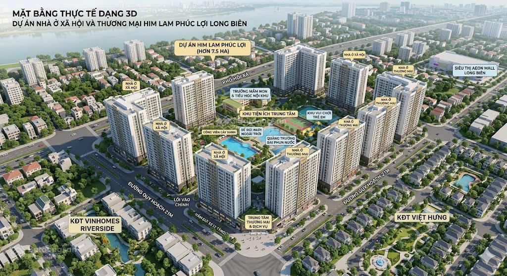 Nhà ở xã hội đang được quan tâm nhất lúc này  tại phúc lợi long biên  sắp được ra măt dự án