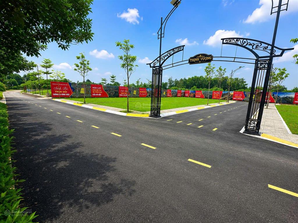 Chỉ nhỉnh 2 tỷ bạn được sở hữu ngay lô đất tại trại láng hòa lạcdt 100 m full thổ cư