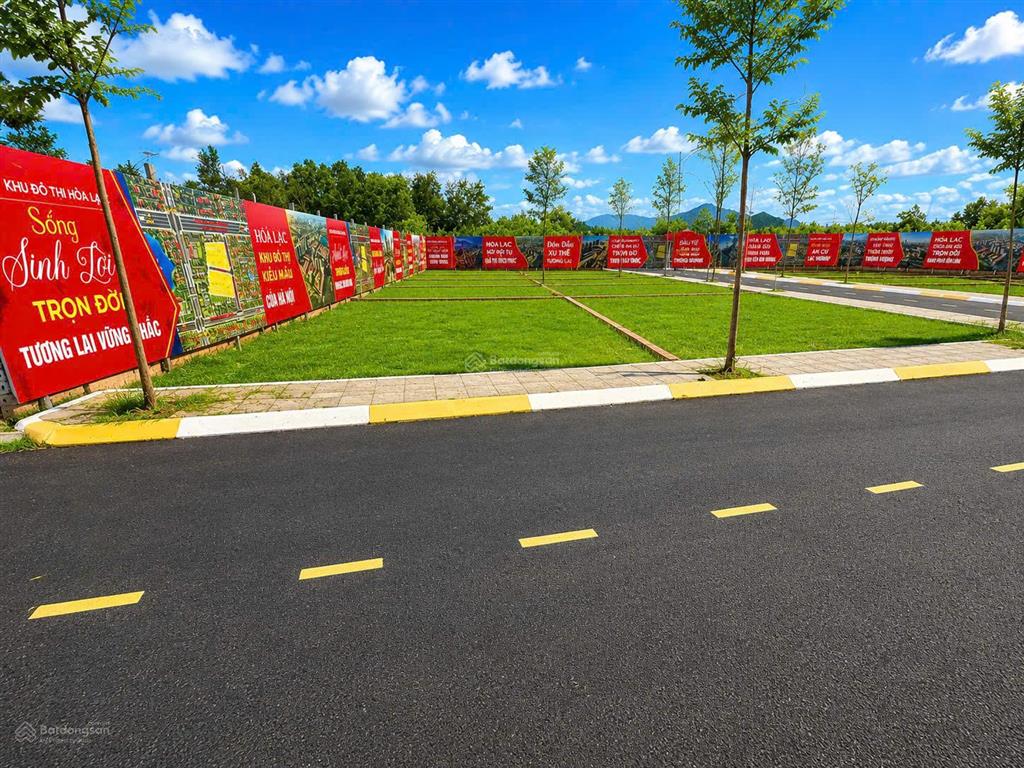 Chỉ nhỉnh 2 tỷ bạn được sở hữu ngay lô đất tại trại láng hòa lạcdt 100 m full thổ cư