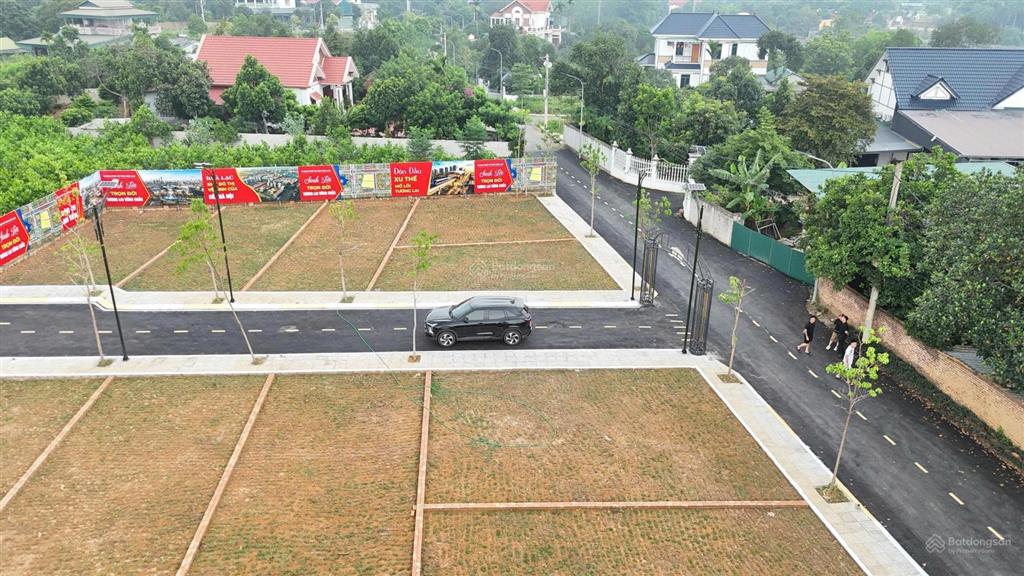 Tài chính nhỉnh 3 tỷ có ngay lô đất hòa lạc  dt  từ 80m đến 100m full thổ cư  đường ô tô tránh
