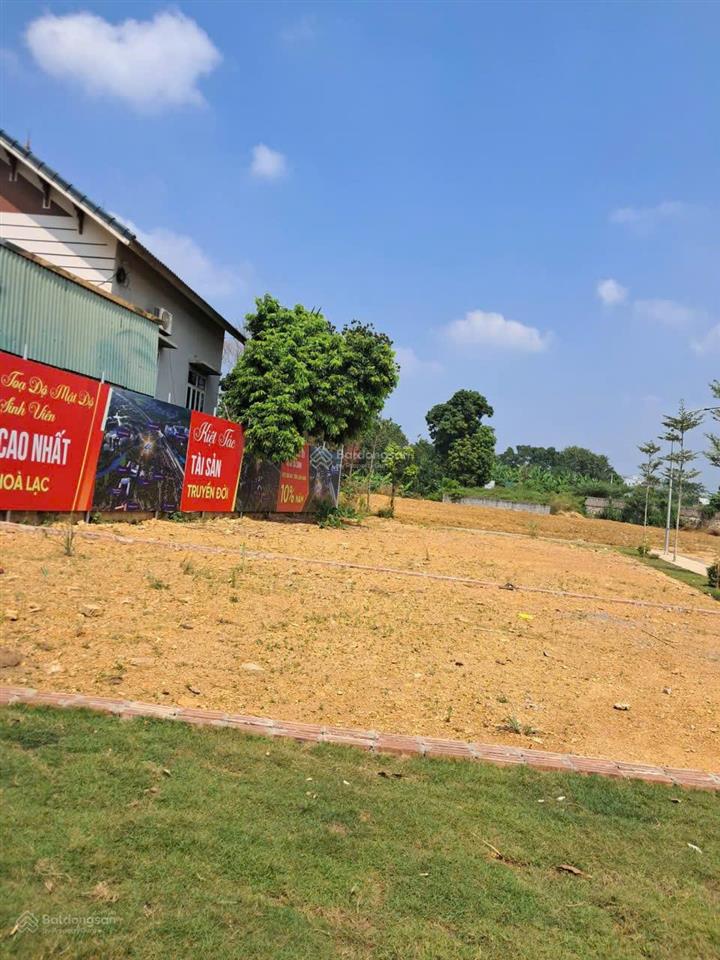Đất miếu hòa lạc siêu phẩm đón dòng tiền 120 triệu/tháng! cơ hội cho các nhà đầu tư