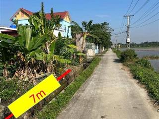 Bán đất chính chủ 161m, mặt tiền 7m, mặt đường làng tiêu bảng, yên trung, ý yên, nam định