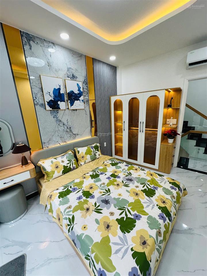 Siêu phẩm 6,7 tỷ gần chợ bà chiểu  vài bước chân ra mặt tiền  3 tầng  4pn bán full nội thất