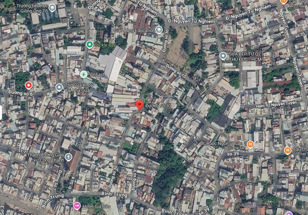 94m nhà 3 tầng đường số 30, bình trưng đông ngang 4m mặt tiền, kinh doanh 9 tỷ