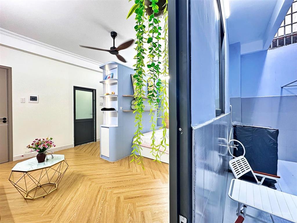 Cho thuê studio ban công gần đại học văn hiến  đại học công thương  trường trí đức quận tân phú