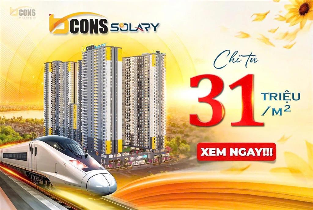 Cần bán bcons solary 2pn  1wc 47m2 hướng đông nam, view sài gòn, landmark 81 siêu đẹp giá 1tỷ7