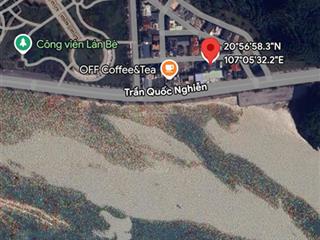 Cần tiền gấp bán nhanh ô đất biệt thự gần công viên lán bè, hạ long