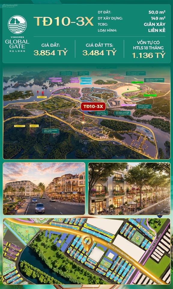 Sở hữu đất vinhomes global gate chỉ từ hơn 3 tỷ cơ hội hiếm giữa lòng vịnh di sản