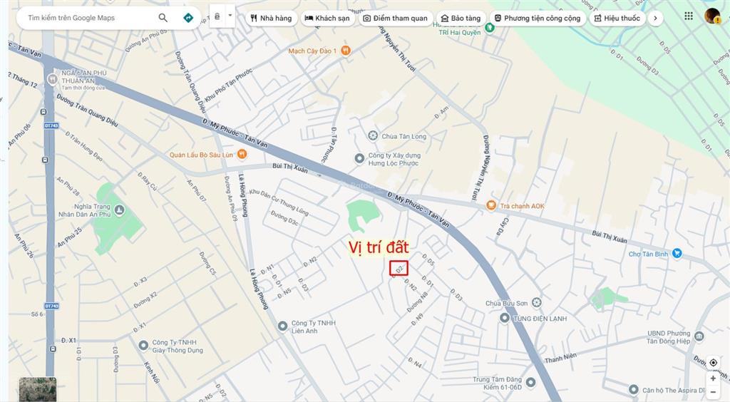 Bán nhà 1t1l 5x20m, đường d2 kdc đất mới p. tân bình, thổ cư 100%