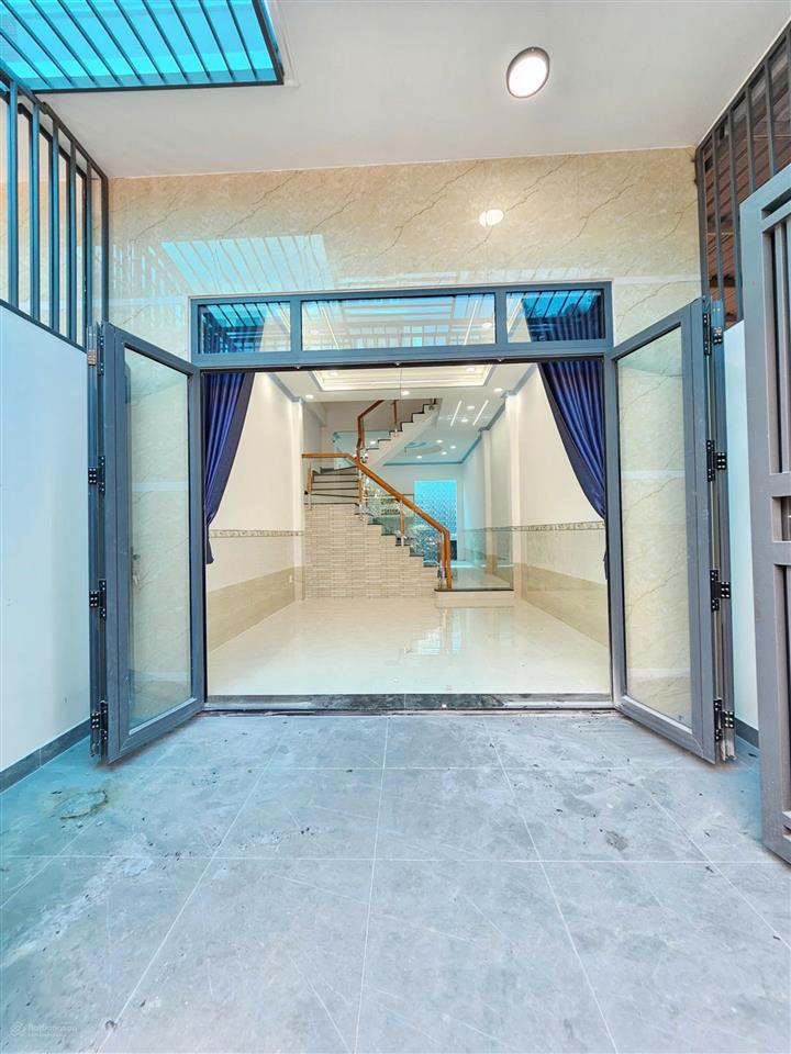 Bán nhà mới 1t2l 4x15m hoàn công, đường số 2 kdc trường an p. dĩ an gần chợ dĩ an 1