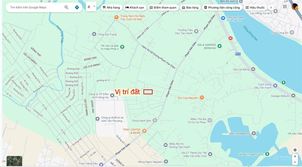 Bán đất 5x18m, đường số 2, kdc tân hạnh p. biên hòa gần chợ tân hạnh