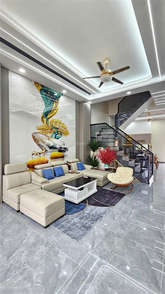 Bán nhà mới1t2l 4.5x16m, đường n4 kdc tuấn điền phát 1 p tân hiệp kế đất chợ, full nội thất