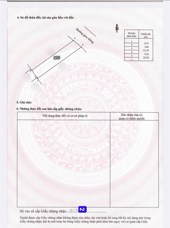Bán đất 4.1x23m, hẻm hoàng minh chánh p. biên hòa gần sông đồng nai
