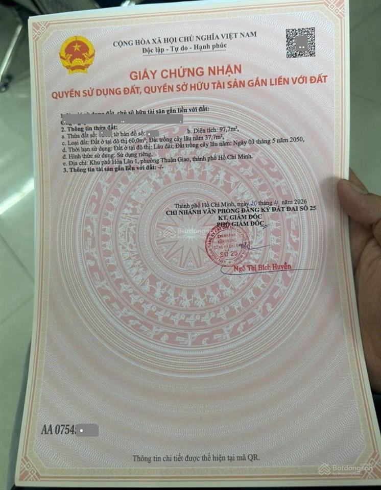 Bán nhà 1t1l 5.5x16.5m, mặt tiền thuận giao 9a gần trường cấp 1
