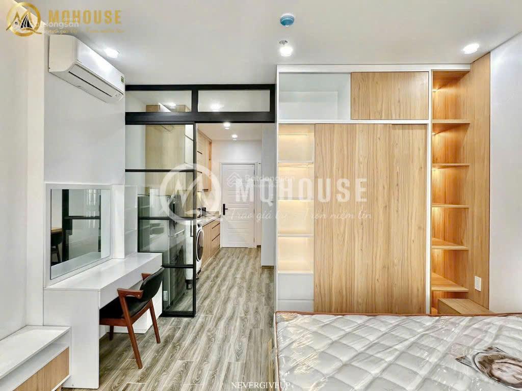 Căn hộ bình thạnh 1 phòng ngủ có ban công và thang máy ngay nguyễn cửu vân giáp quận 1