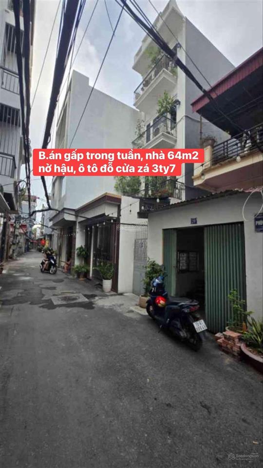Nhà đẹp phạm hữu điều ôtô đỗ cửa, 64m2 nở hậu, zá 3ty7
