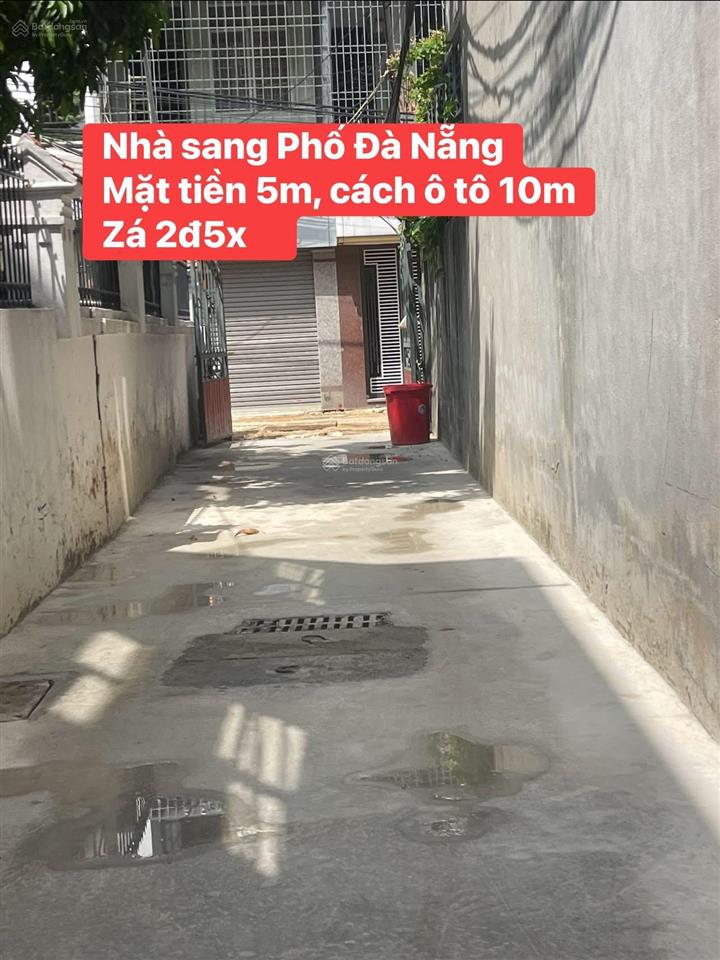 Chị quyết gửi em bán căn nhà phố đà nẵng cách ô tô 10m, giá chỉ 2.5xtỷ