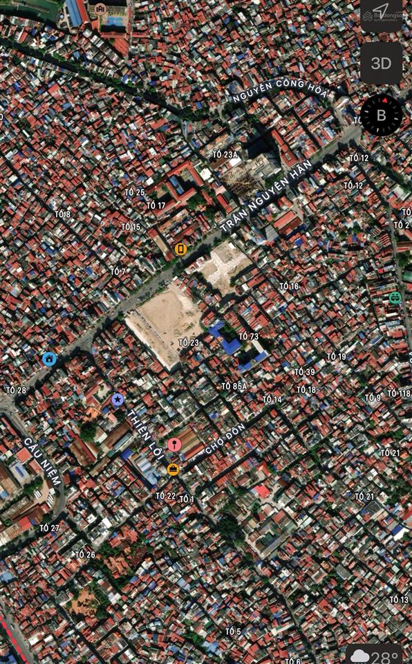 Bán nhà sát chợ đôn  trần nguyên hãn ô tô đỗ cửa ngày đêm, khu phân lô 70m2 dtsd chỉ 5tỷ