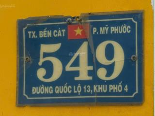 Chính chủ bán đắt mặt tiền ql13, bến cát, tphcm