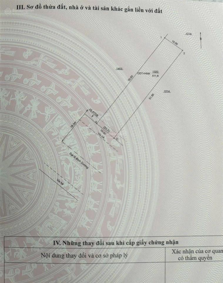 Chính chủ bán đắt mặt tiền ql13, bến cát, tphcm