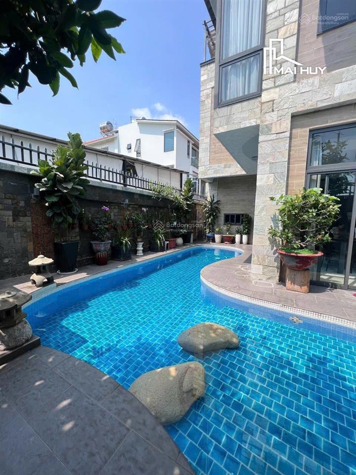 Giảm 55 tỷ! bán biệt thự nguyễn văn hưởng, thảo điền656m²3 tầng  hồ bơi  sân vườn giá 105 tỷ
