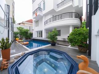 Xuất ngoại bán biệt thự giá hời thảo điền mt thái ly 318m2 (13x25) 4 lầu hồ bơi hđt 100 tr/tháng