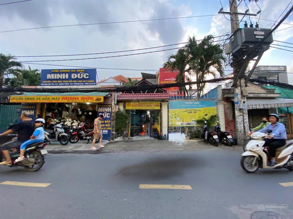 Bán gấp căn góc 2mt phan văn trị, p14, q. bình thạnh 132m2 (6x30m) 5 tầng tm hđt 90 triệu giá 26 tỷ