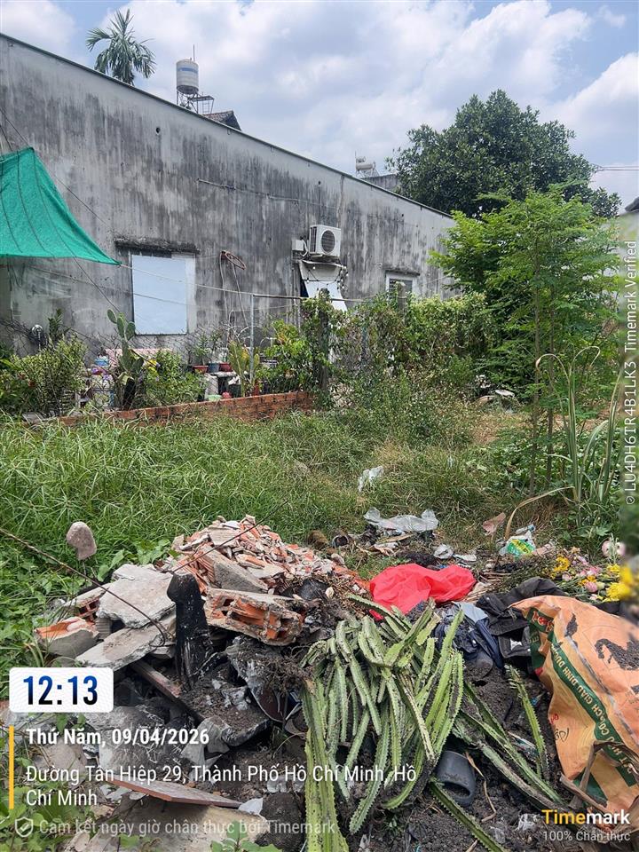 Nhỉnh 3 tỷ bán đất hóc môn ngang 8m , shr , không quy hoạch , lộ giới . 128m2 ođt .