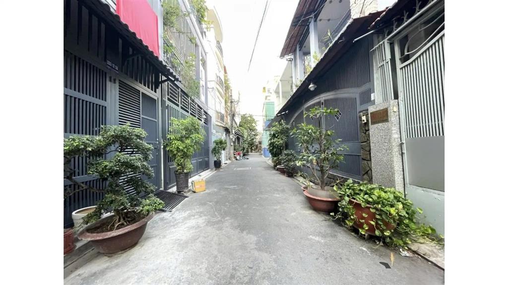 Giá 10,9tỷ nhà hẻm xe hơi 6m khu sang đường lê văn sỹ sát q3 ngang 6mx13,2m  cn 79,2m gpxd 5 tầng