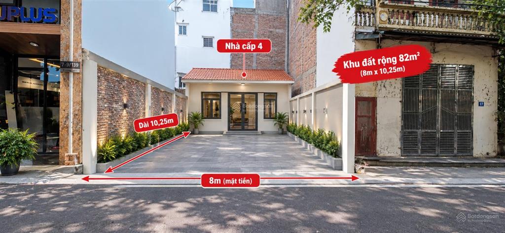 Bán đất pl linh đàm, hoàng mai dt 82m2 mt 7.9m, pk 30 tỷ, kinh doanh, văn phòng chung cư đối diện