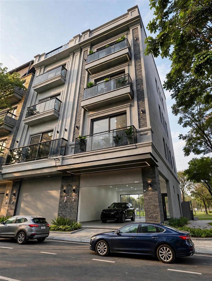 Bán nhà mp dương văn bé, minh khai dt 55m2 mt 5m, giá 13,2 tỷ, gara ô tô, hồ sinh thái chung cư