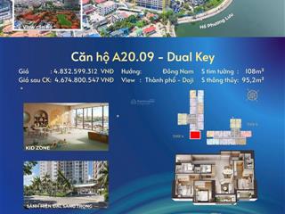 Cần bán căn dual key dự án lakeside lê hồng phong ngô quyền hải phòng