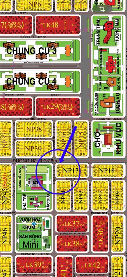 Bán lô góc 2 mặt tiền đẹp 164m2  dự án xdhn  nhơn trạch, đối diện trường học  kinh doanh tốt