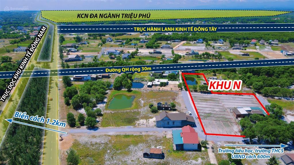Bán đất 195m2 tại triệu an, giá cực chất 595 triệu