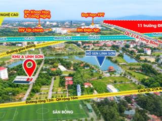 Bán đất hoà lạc gần trường đại học fpt và khu cnc hoà lạc phù hợp xây nhà trọ khai thác dòng tiền
