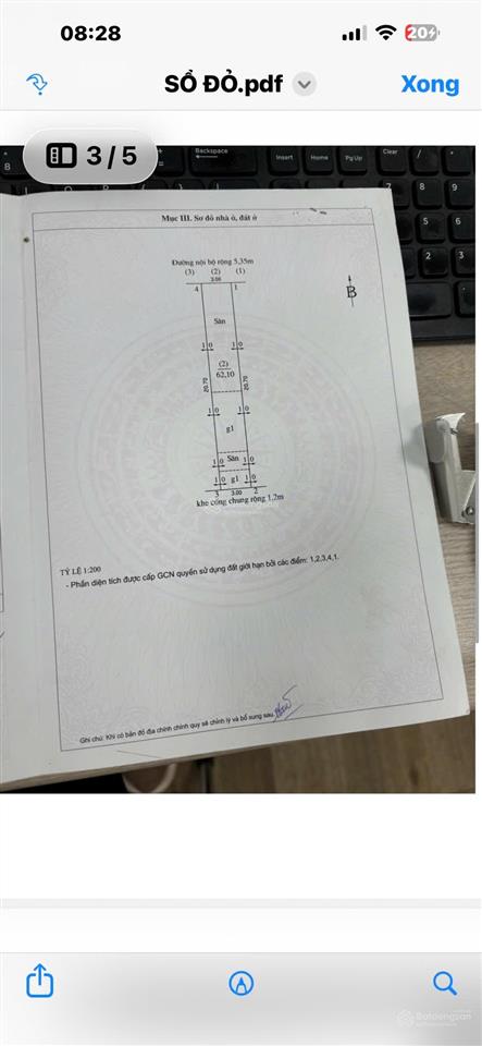 Bán nhà riêng tại xuân canh, 5 tỷ, 62,1m2, view đẹp đáng chú ý