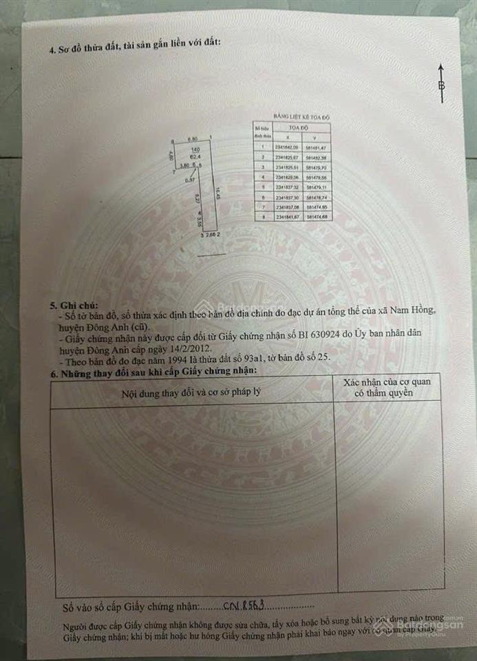 Siêu hot nr 3pn ở thôn vệ, 4,2 tỷ, 62,4 m2