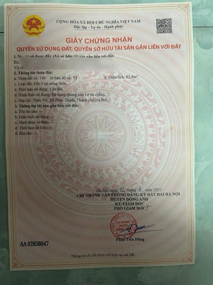 Siêu hot nr 3pn ở thôn vệ, 4,2 tỷ, 62,4 m2
