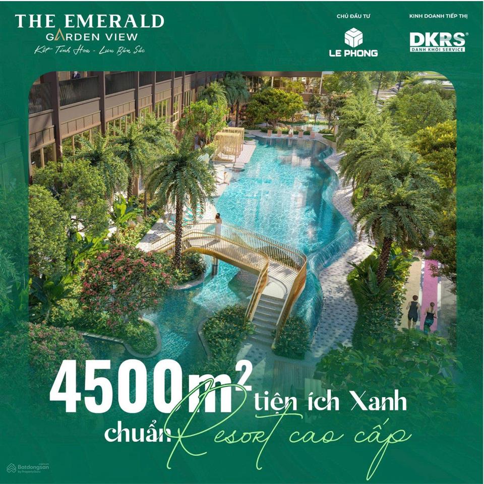 The emerald garden view căn hộ xanh giữa trung tâm phường thuận an  giá 36 triệu/m2