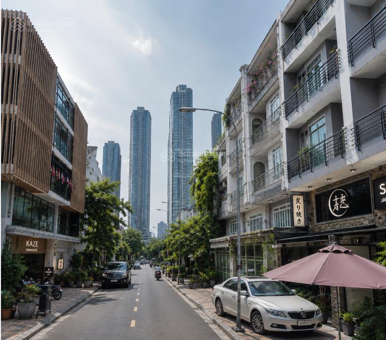 Vị trí kim cương  mặt tiền phố nhật nguyễn ngọc phương, 8x18m, hầm 4 tầng hđt 90 triệu giá 61,8 tỷ