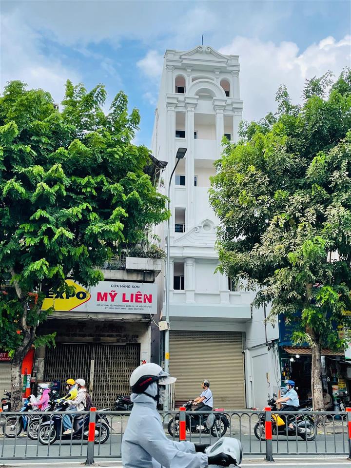 Chủ ngộp bank giảm sâu 5 tỷ  bán tòa nhà mặt tiền lý thái tổ 5,1x22m, hầm 6 tầng tm, giá chỉ 45 tỷ