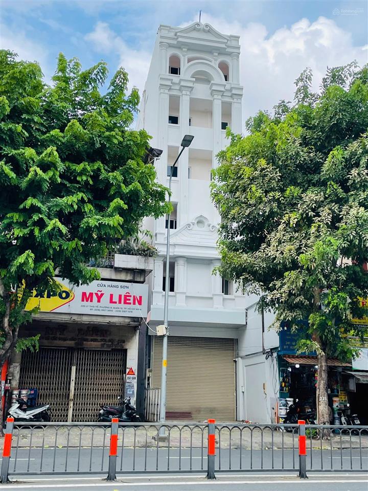 Chủ ngộp bank giảm sâu 5 tỷ  bán tòa nhà mặt tiền lý thái tổ 5,1x22m, hầm 6 tầng tm, giá chỉ 45 tỷ